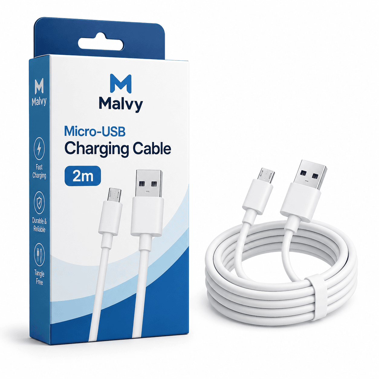 Malvy Micro-USB Charging Cable 2m product photo