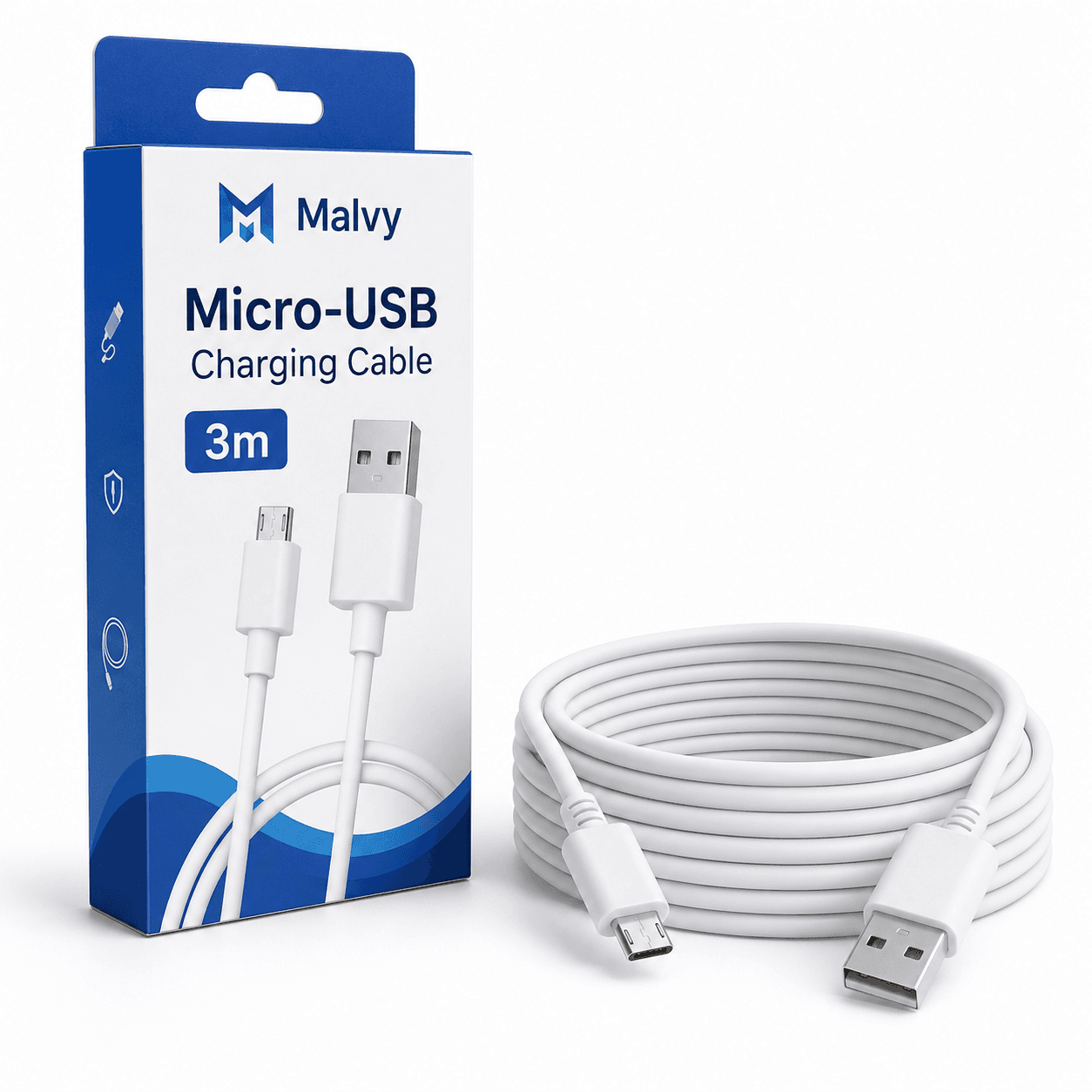 Malvy Micro-USB Charging Cable 3m product photo