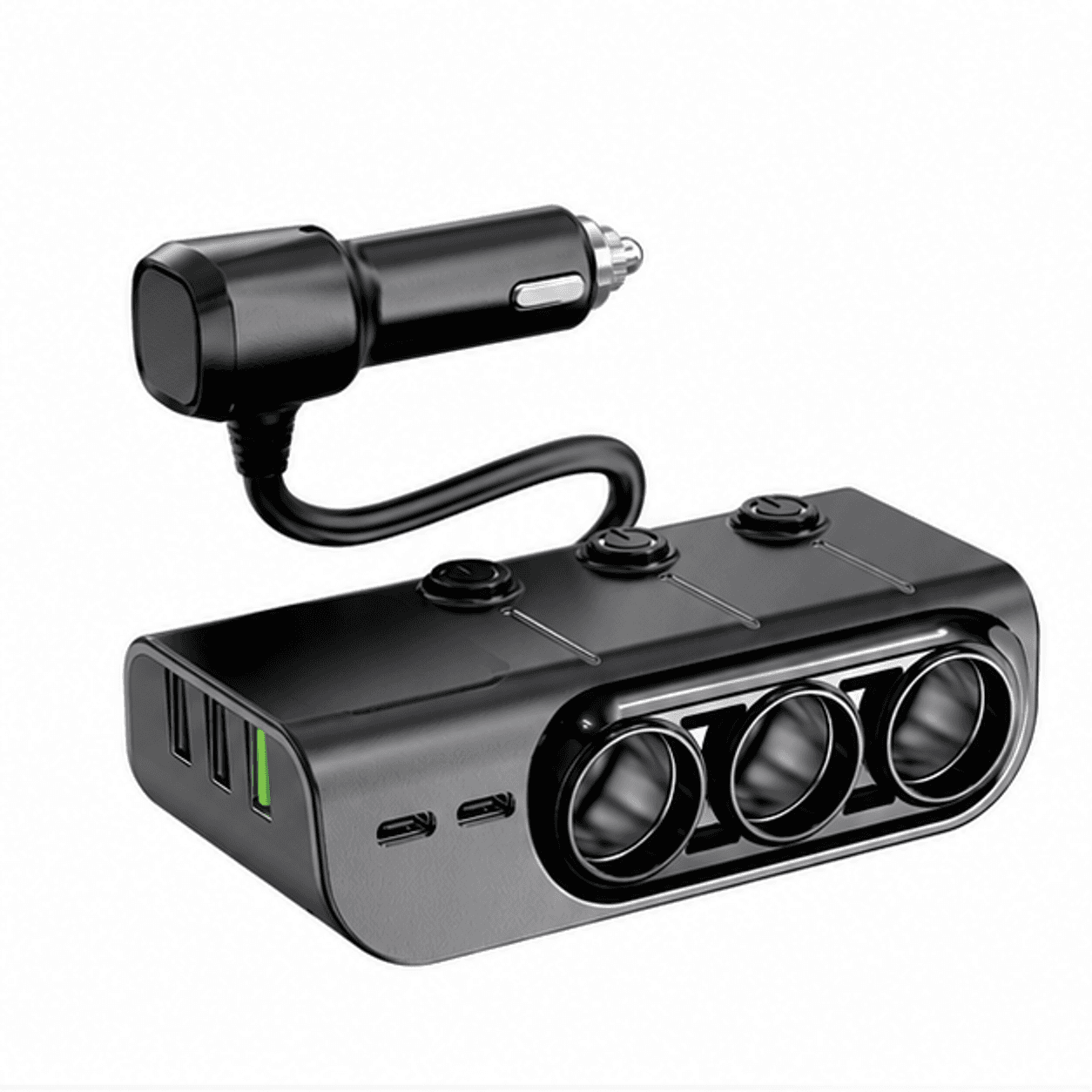 120w Multi-Port Fast Car Charger
