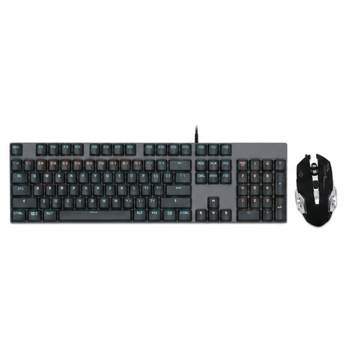 Gaming Combo – RGB Mechanical Keyboard & Adjustable Mouse