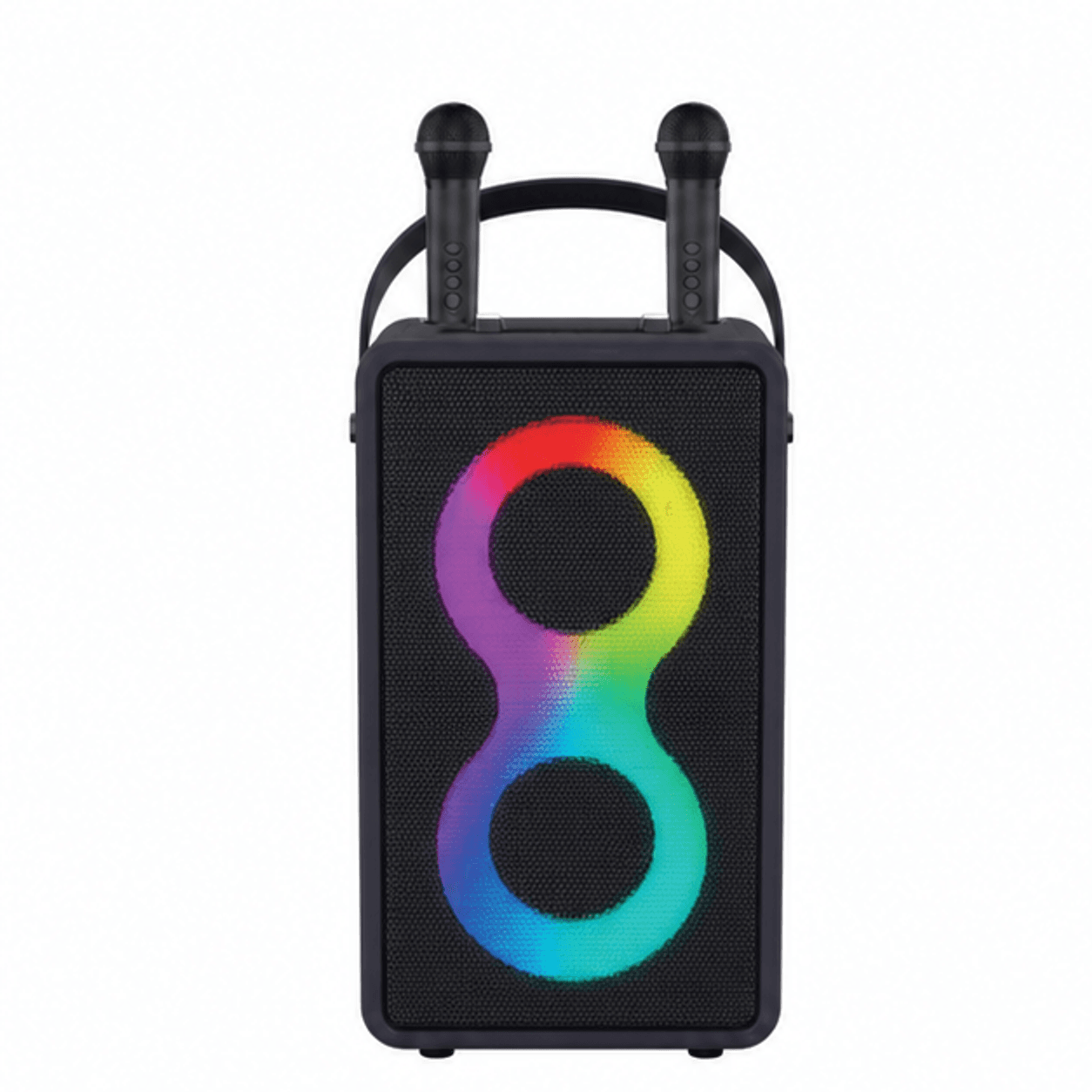 Portable Karaoke Speaker With Wireless 2 Mic (Standing)