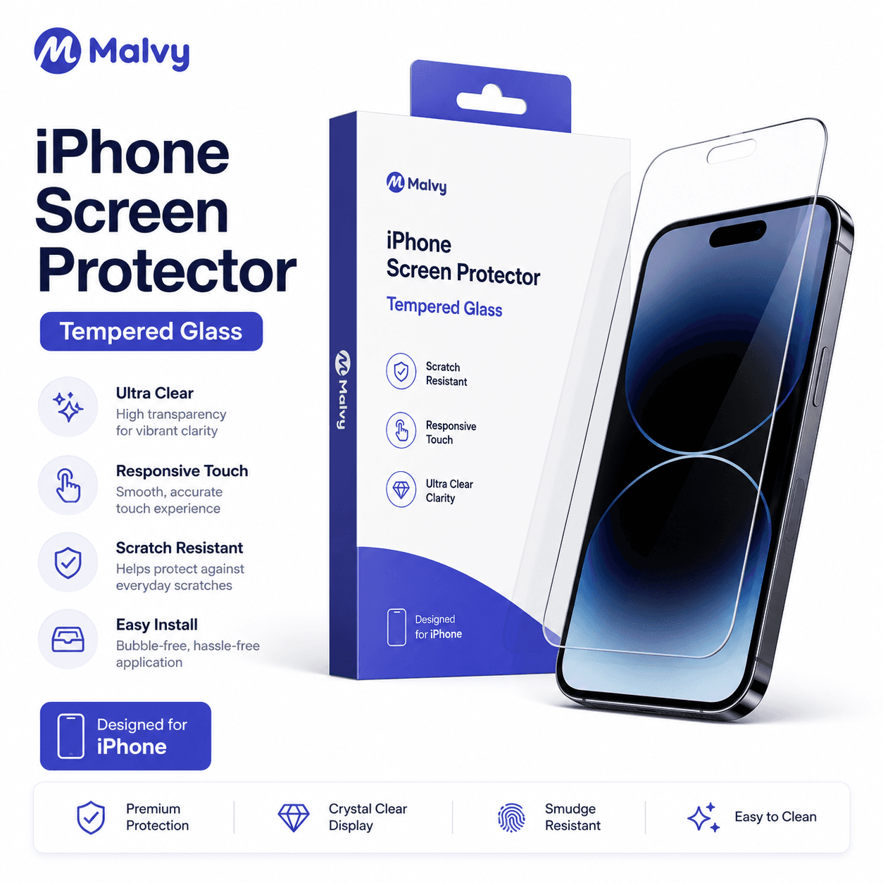 iPhone 12 tempered glass screen protector