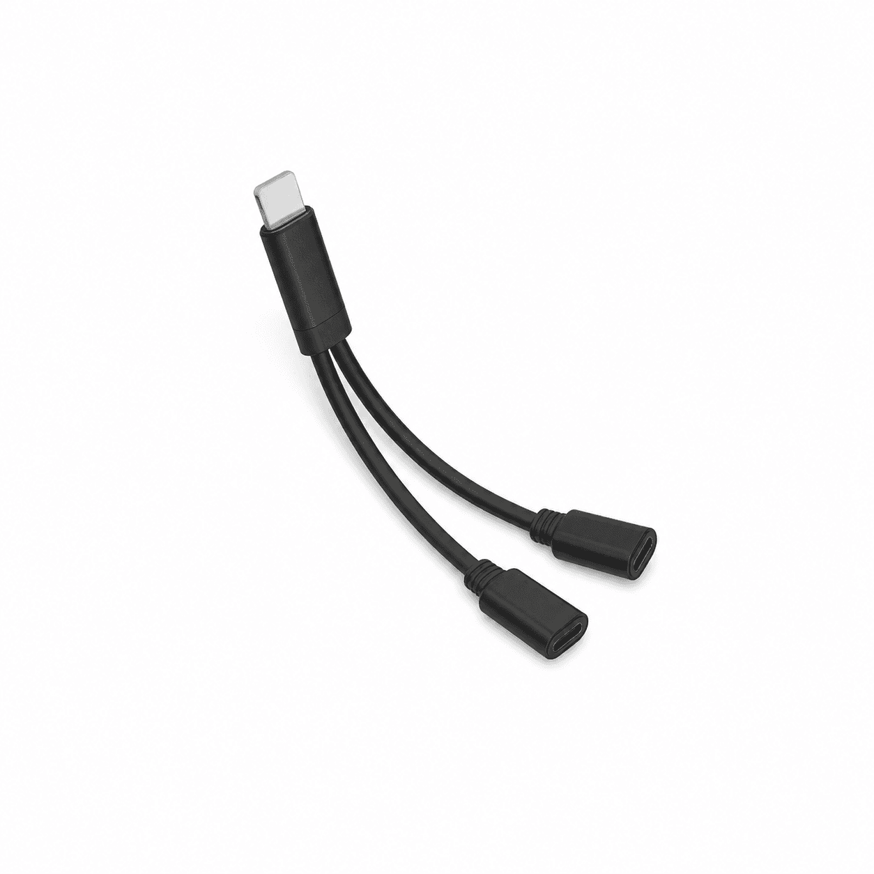 Malvy IPhone To 2 IPhone Jack - Extended Length For Convenient Charging product photo